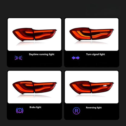2014-2017 BMW 5-Series LED Taillights | F07 LCI
