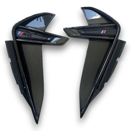 2019+ BMW M8 Carbon Fiber Side Vent Trim | F91/F92/F93