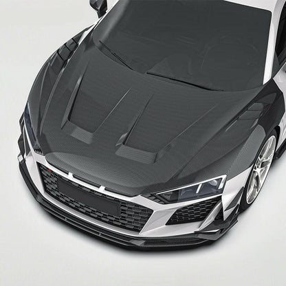 2019-2024 Audi R8 Carbon Fiber Front Hood I MK2 Gen 2 Facelift