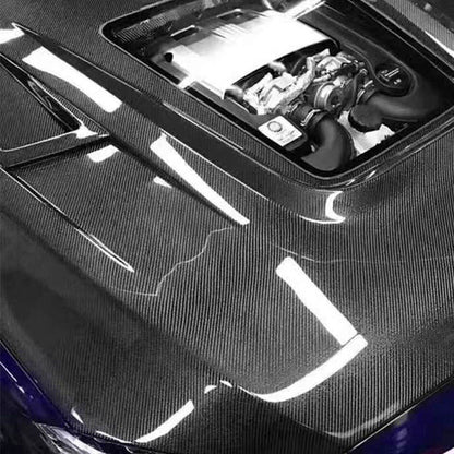 2017-2020 Mercedes E-Class Glass Engine Cover Carbon Fiber Hood | W213