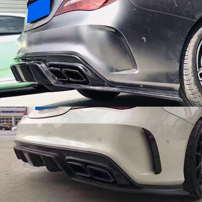 2014-2019 Mercedes-Benz CLA-Class Carbon Fiber Rear Diffuser with Brake Light | W117/C117