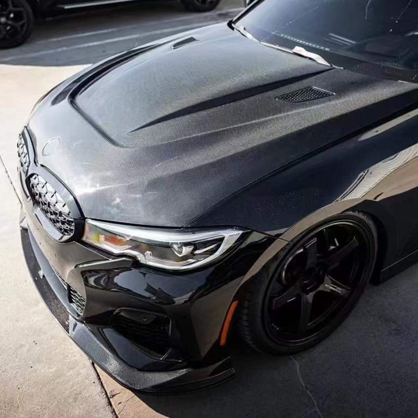 2019+ BMW 3-Series GTR Style Carbon Fiber Hood | G20/G21