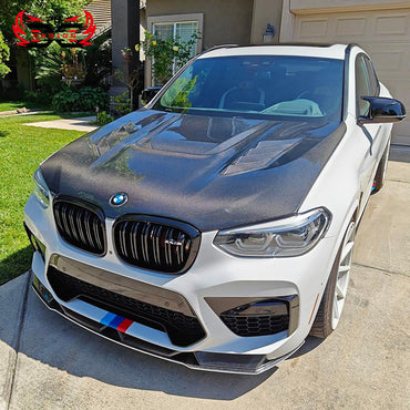2018-2025 BMW X3/X4/X3M/X4M V Style Carbon Fiber Hood | G01/G02/F97/F98