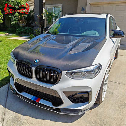 2018-2025 BMW X3/X4/X3M/X4M V Style Carbon Fiber Hood | G01/G02/F97/F98