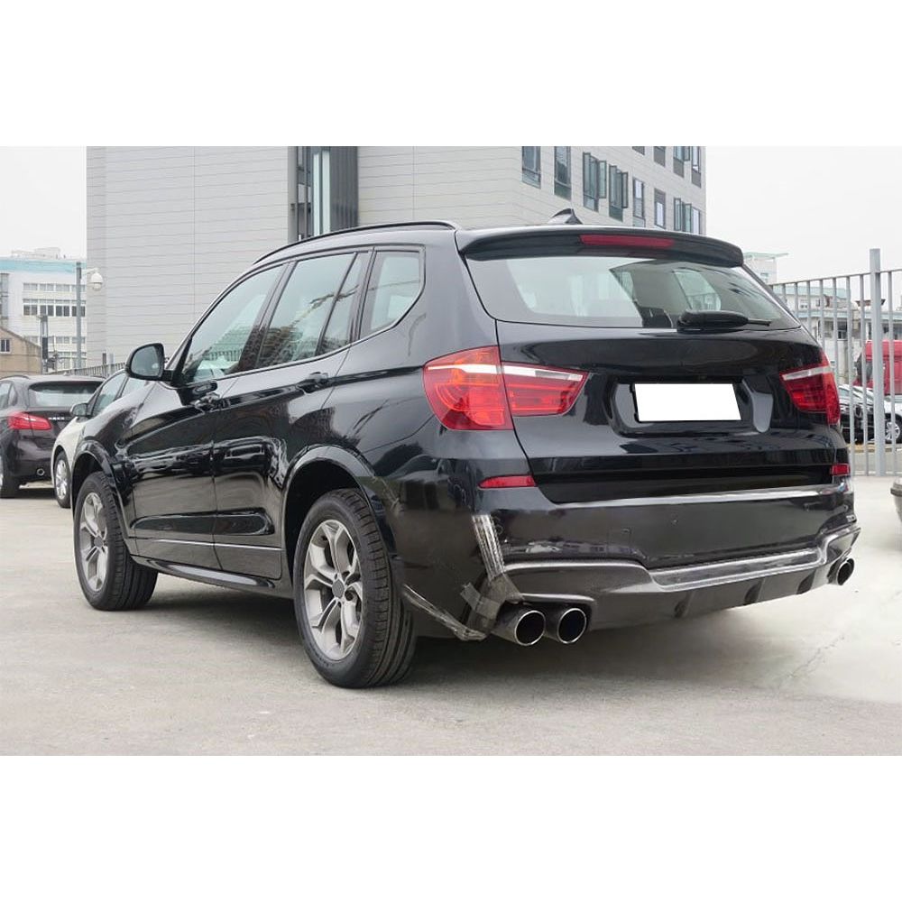 2014-2017 BMW X3 Carbon Fiber Rear Diffuser | F25