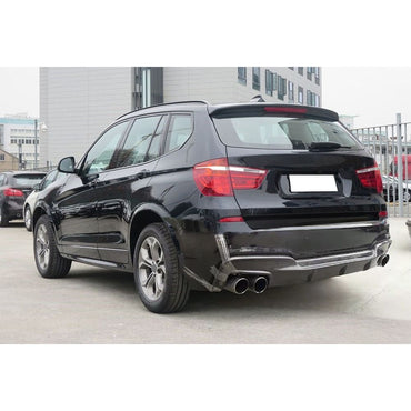 2014-2017 BMW X3 Carbon Fiber Rear Diffuser | F25
