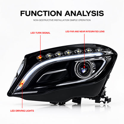 2015-2017 Mercedes-Benz GLA-Class LED Headlights | X156 Pre-Facelift
