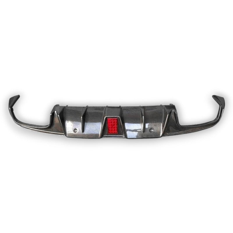 2019-2023 Mercedes-Benz C-Class/C63 AMG Carbon Fiber Rear Diffuser with Brake Light | W205 Coupe