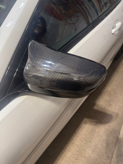 2019+ BMW M8 Carbon Fiber Mirror Caps | F91/F92/F93