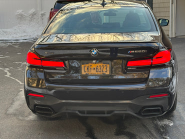2017-2023 BMW 5-Series Carbon Fiber M Performance Style Diffuser | G30