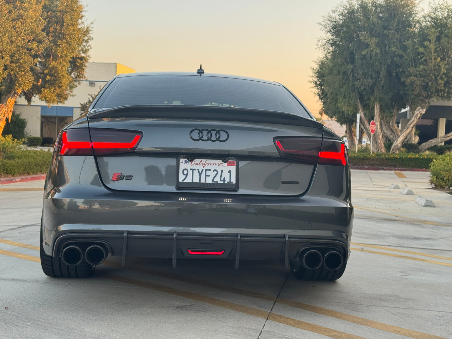 2016-2018 Audi A6/S6 Ducktail Carbon Fiber Trunk Spoiler | C7.5 A6/S6