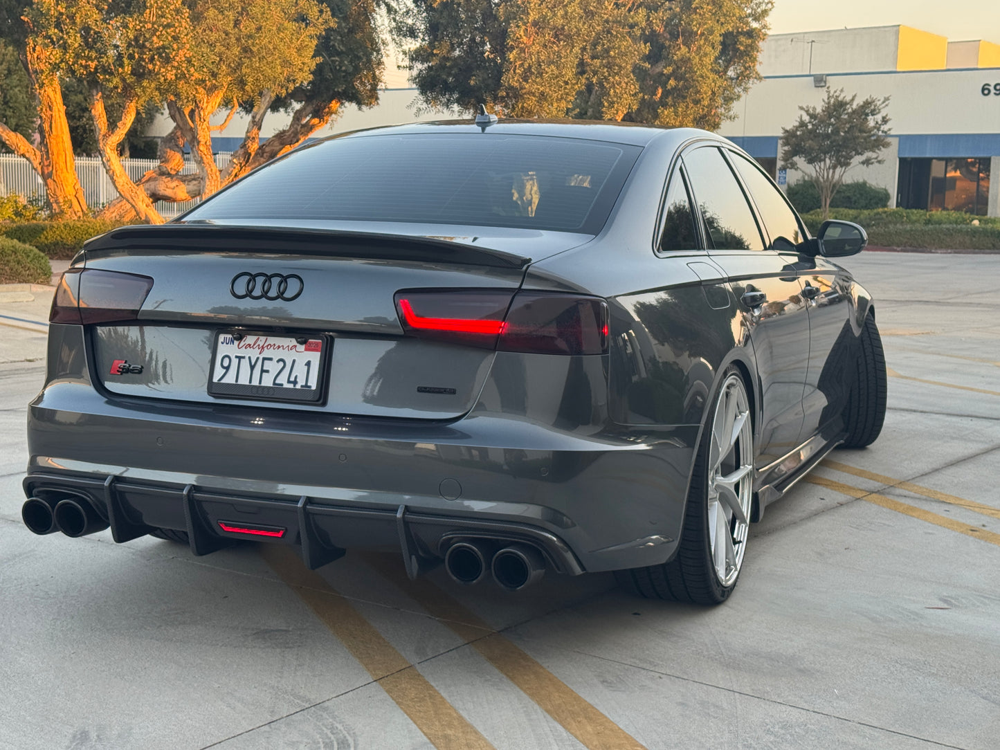 2016-2018 Audi A6/S6 Ducktail Carbon Fiber Trunk Spoiler | C7.5 A6/S6
