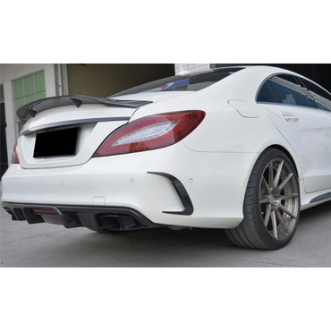 2015-2018 Mercedes-Benz CLS-Class/CLS63 AMG Carbon Fiber Rear Diffuser | W218/C218