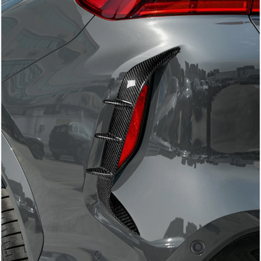 2019+ BMW X6M Carbon Fiber Rear Bumper Splitters | F96