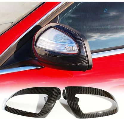 2006-2009 Mercedes-Benz C-Class/C63 AMG Carbon Fiber Mirror Covers | W204