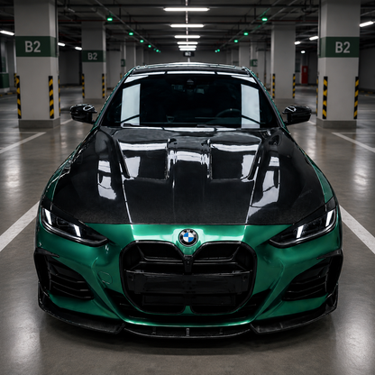 2021+ BMW 4-Series N Style Carbon Fiber Hood | G22/G23/G26