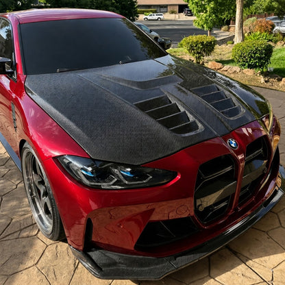 2021+ BMW M3/M4 V2 Style Carbon Fiber Hood | G80/G81/G82/G83