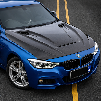 2012-2018 BMW 3-Series GTS Style Carbon Fiber Hood | F30/F31