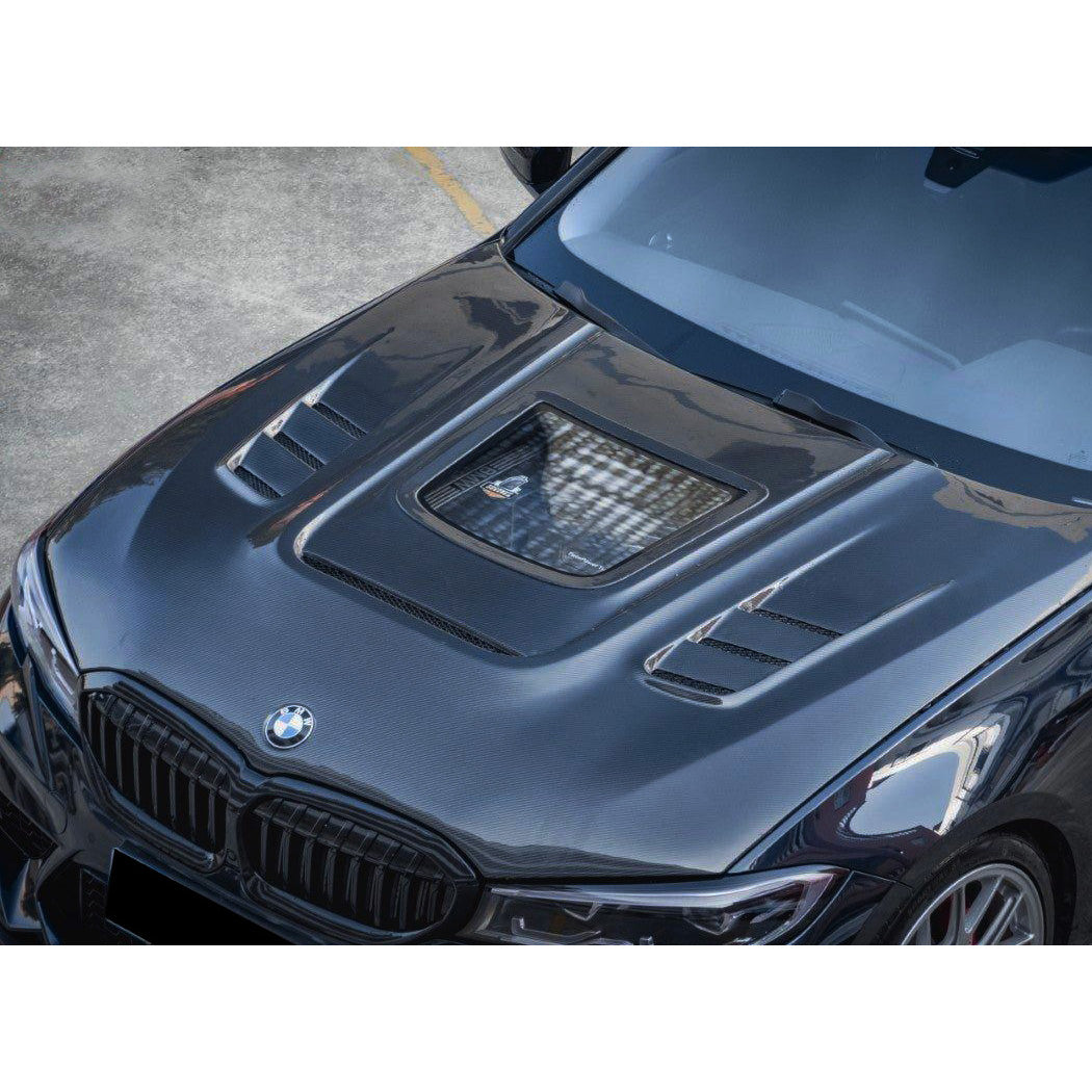 2019+ BMW 3-Series TG Style Carbon Fiber Hood | G20/G21