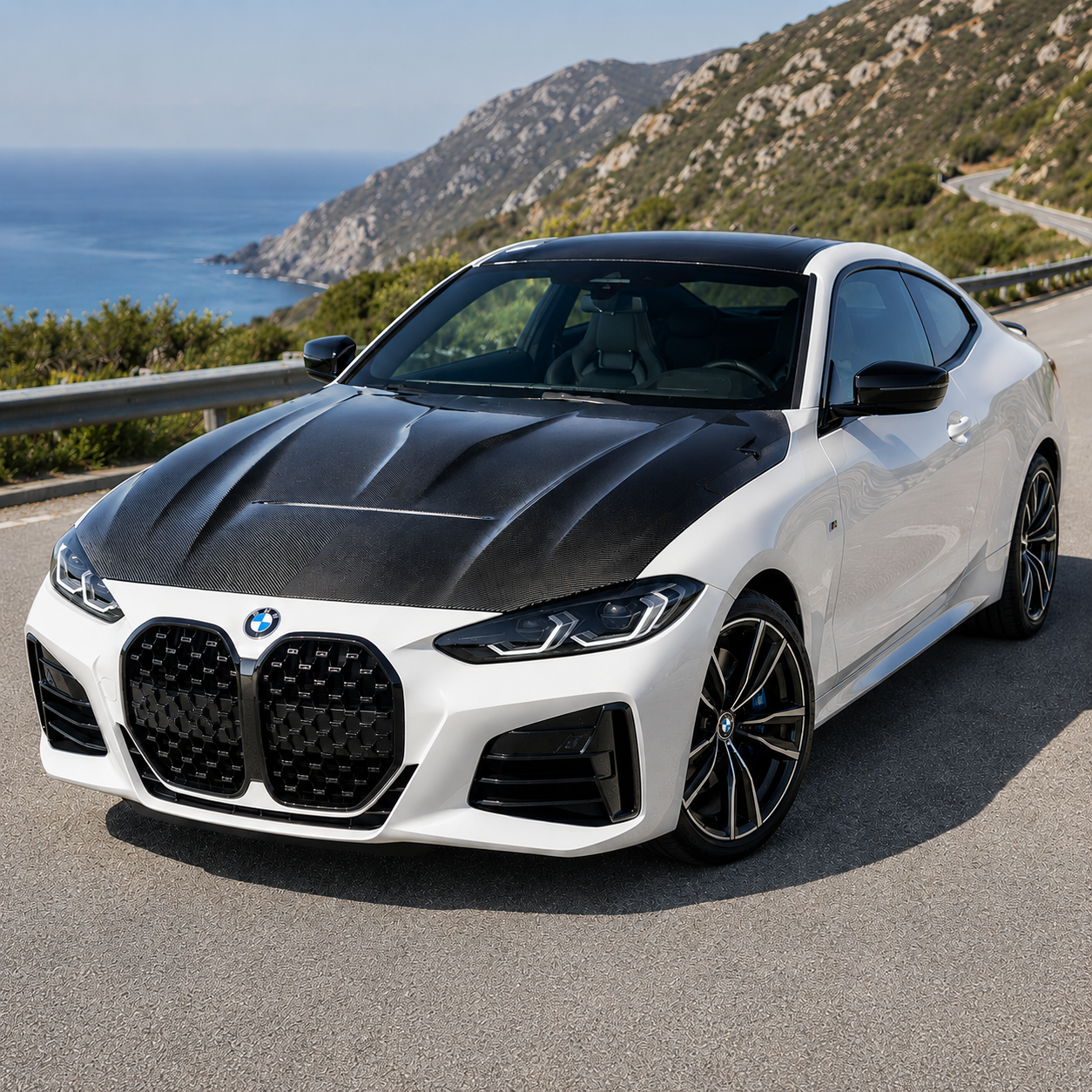 2021-2024 BMW 4-Series GTS Style Carbon Fiber Hood | G22/G23/G26
