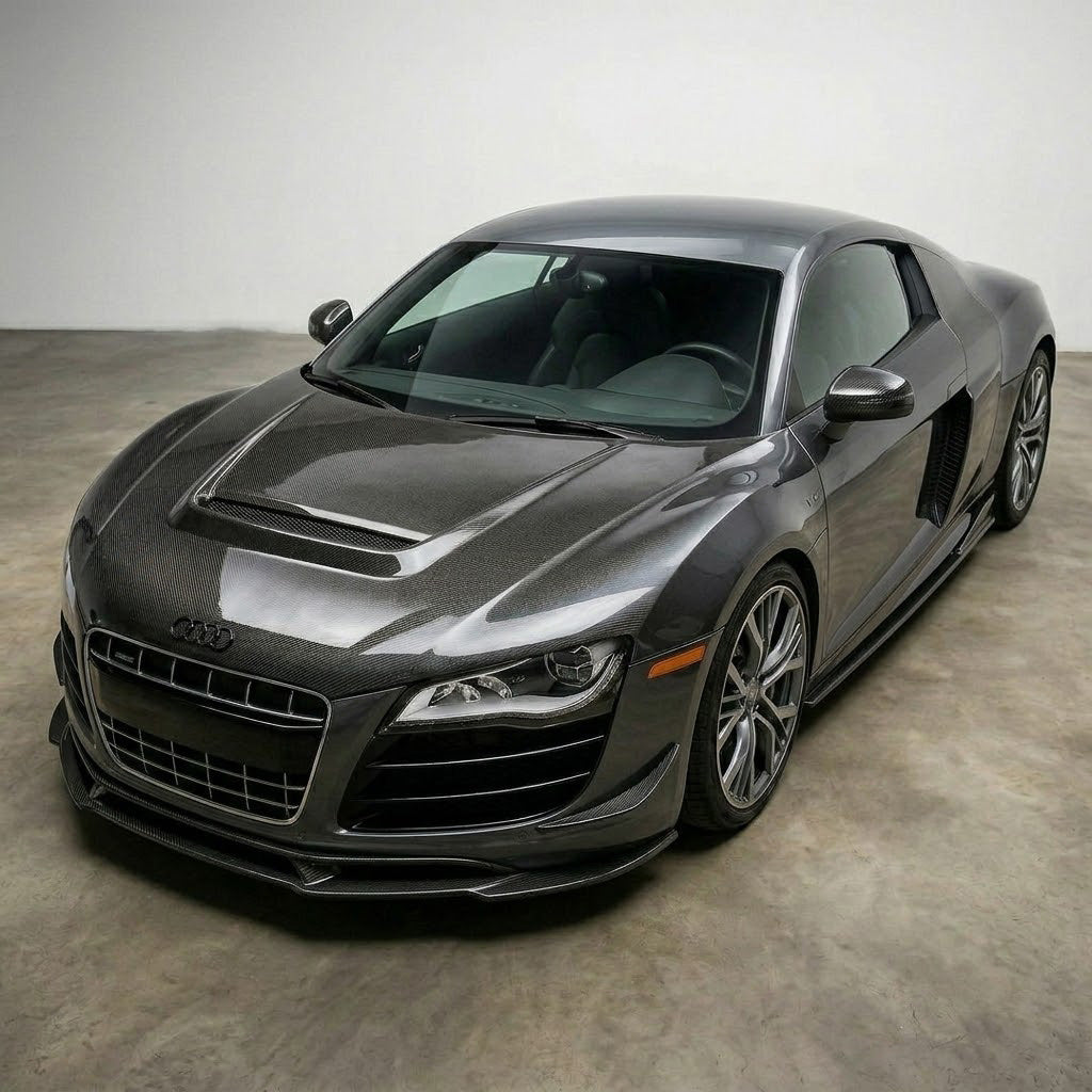 2008-2015 Audi R8 P Style Carbon Fiber Hood | MK1