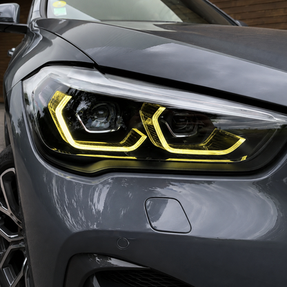 2020-2023 BMW X1/X2 CSL Style Headlights Yellow DRL Module | F48/F39
