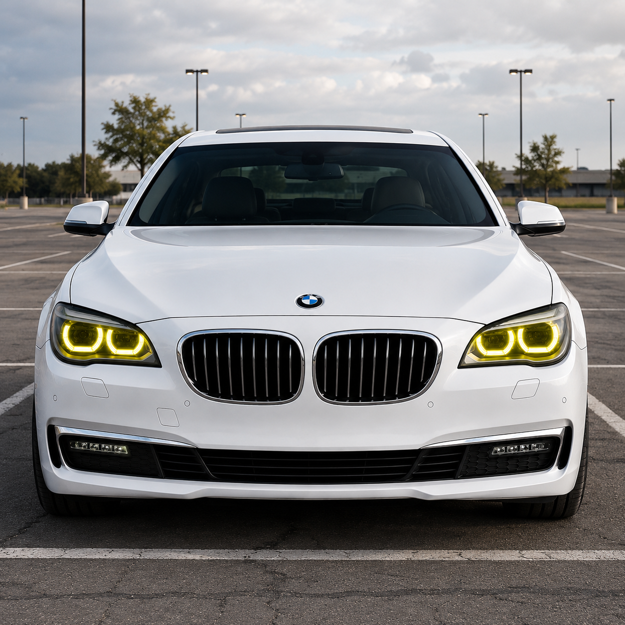 2013-2015 BMW 7-Series CSL Style Headlight Yellow DRL Module | F01/F02