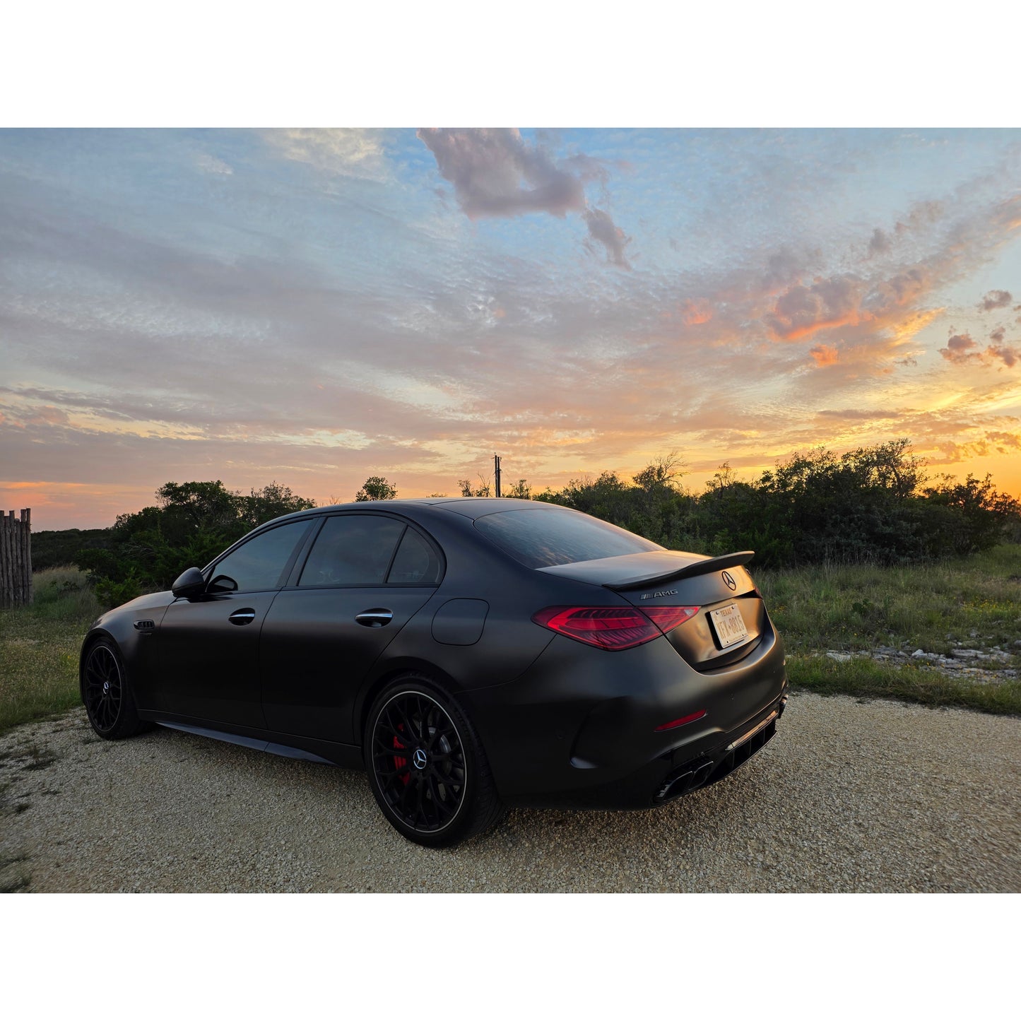 2022+ Mercedes-Benz C-Class PSM Style Carbon Fiber Trunk Spoiler | W206