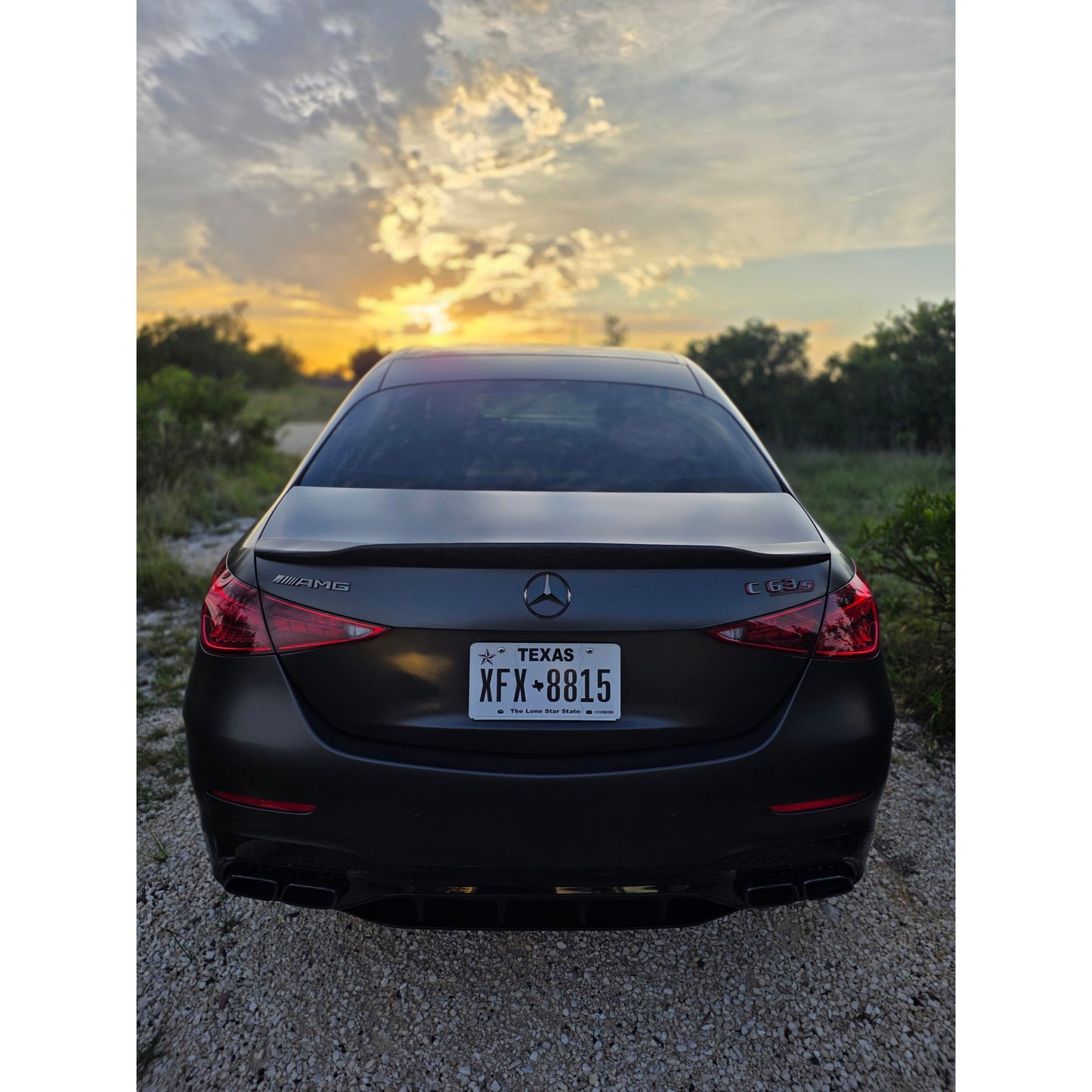 2022+ Mercedes-Benz C-Class PSM Style Carbon Fiber Trunk Spoiler | W206