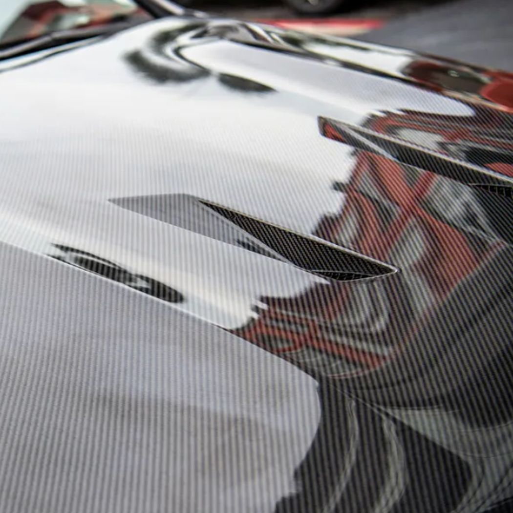 2012-2015 Mercedes C63 AMG B Style Carbon Fiber Hood | W204/C204