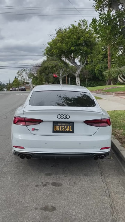 2018-2019 Audi A5/S5/RS5 V Style Carbon Fiber Trunk Spoiler | B9 A5/S5/RS5