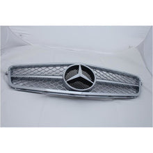 Load image into Gallery viewer, 2008-2014 Mercedes-Benz C-Class Amg Style Front Grille | W204 Chrome Silver Frame Middle Net /

