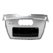 Load image into Gallery viewer, 2008-2015 Audi Ttrs Honeycomb Grille | Mk2 8J Tt/tts Chrome Silver Frame Net With Emblem /
