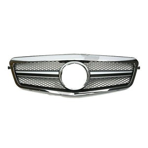 2010-2013 Mercedes-Benz E-Class Amg Style Front Grille | W212 Pre Face Lift Chrome With Middle
