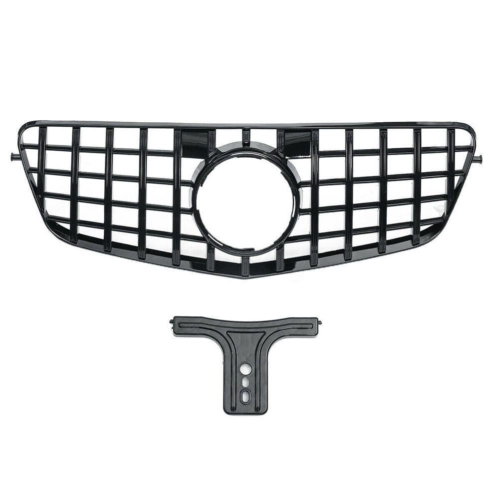 2010-2013 Mercedes-Benz E-Class Gtr Style Front Grille | W212 Pre Face Lift Gloss Black