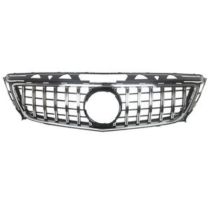 2012-2014 Mercedes-Benz Cls-Class Gtr Style Front Grille | W218 Pre Face Lift Chrome Silver