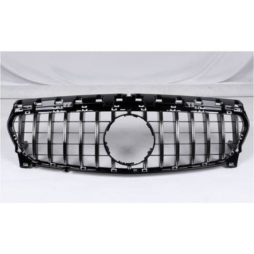 2014-2016 Mercedes-Benz Cla Gtr Style Front Grille | W117 Pre Face Lift Chrome Silver