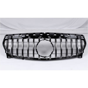 2014-2016 Mercedes-Benz Cla Gtr Style Front Grille | W117 Pre Face Lift Chrome Silver