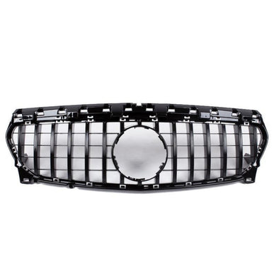 2014-2016 Mercedes-Benz Cla Gtr Style Front Grille | W117 Pre Face Lift Gloss Black