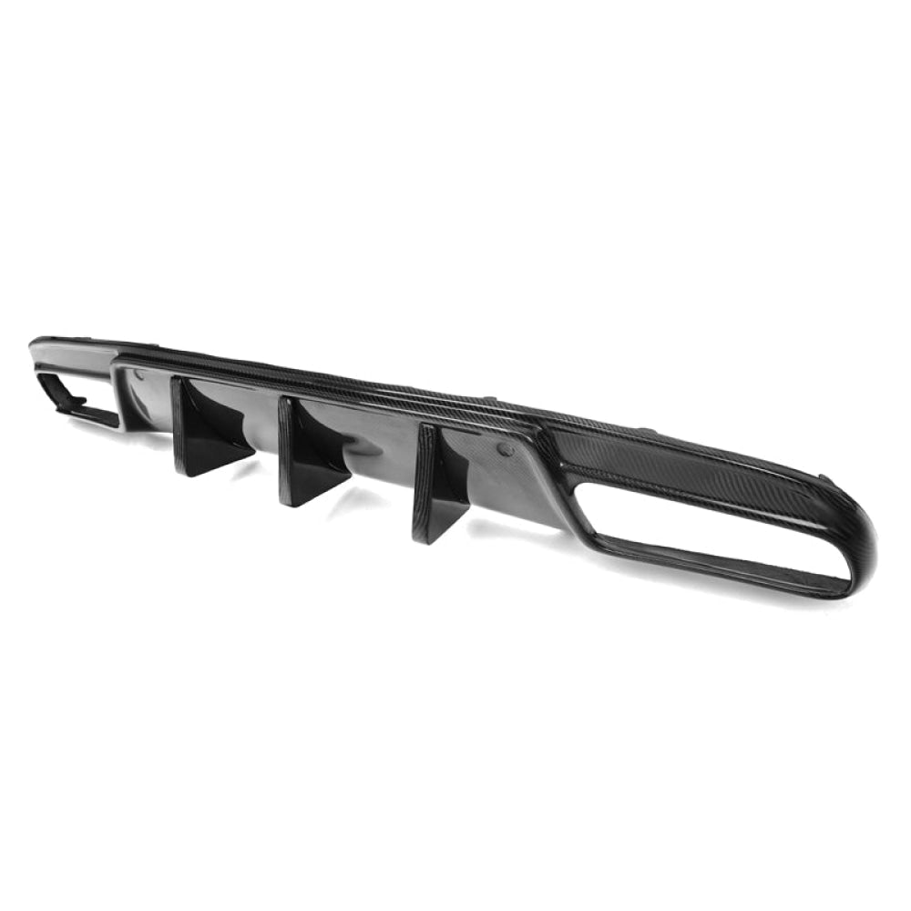 2015-2018 Mercedes-Benz C-Class Fd Style Aggressive Carbon Fiber Rear Diffuser | W205 Sedan