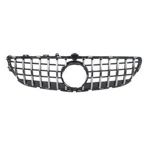 2015-2018 Mercedes-Benz Cls-Class Gtr Style Front Grille | W218 Facelift Chrome Silver / Yes Camera