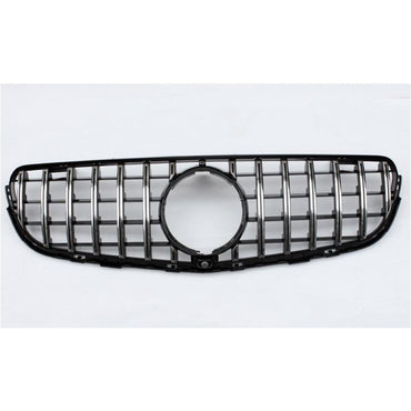 2016-2019 Mercedes-Benz Glc Gtr Style Front Grille | W253 Chrome Silver / Yes Camera