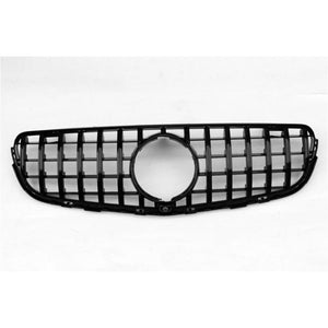 2016-2019 Mercedes-Benz Glc Gtr Style Front Grille | W253 Gloss Black / Yes Camera