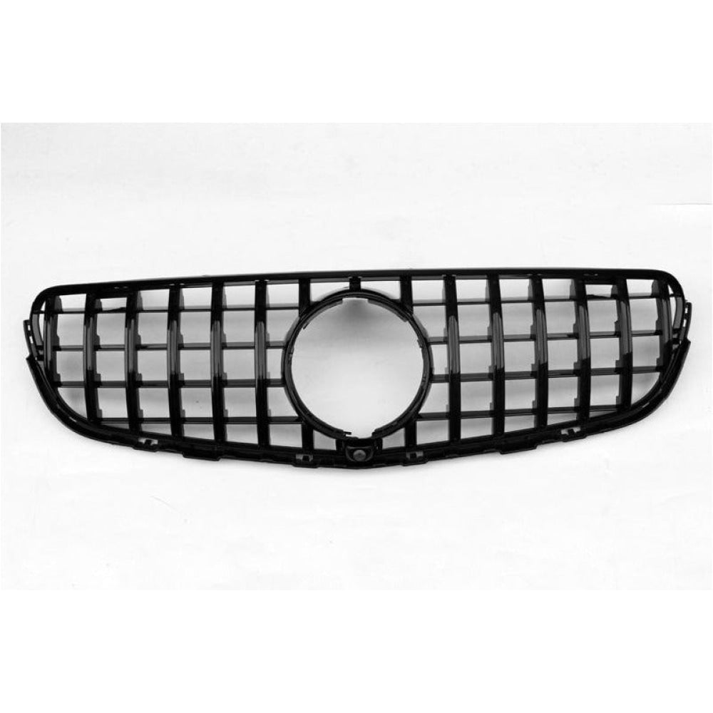 2016-2019 Mercedes-Benz Glc Gtr Style Front Grille | W253 Gloss Black / Yes Camera