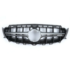 2017-2020 Mercedes-Benz E-Class Amg Style Front Grille | W213 Silver / Yes Camera