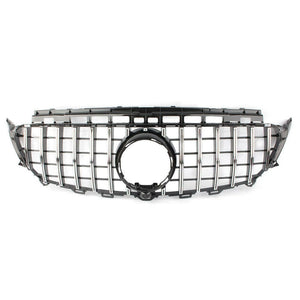2017-2020 Mercedes-Benz E-Class Gtr Style Front Grille | W213 Chrome Silver / Yes Camera
