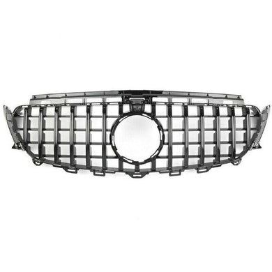 2017-2020 Mercedes-Benz E-Class Gtr Style Front Grille | W213 Gloss Black / Yes Camera