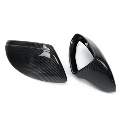 2019+ Audi A7/s7/rs7 Carbon Fiber Mirror Caps | C8 Without Blind Spot Assist